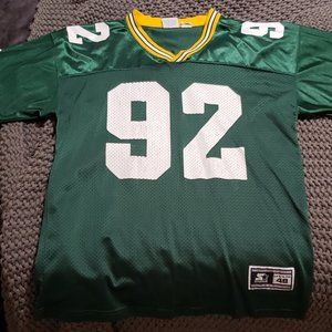 Old School Starter Reggie White Green bay Packers Jersey